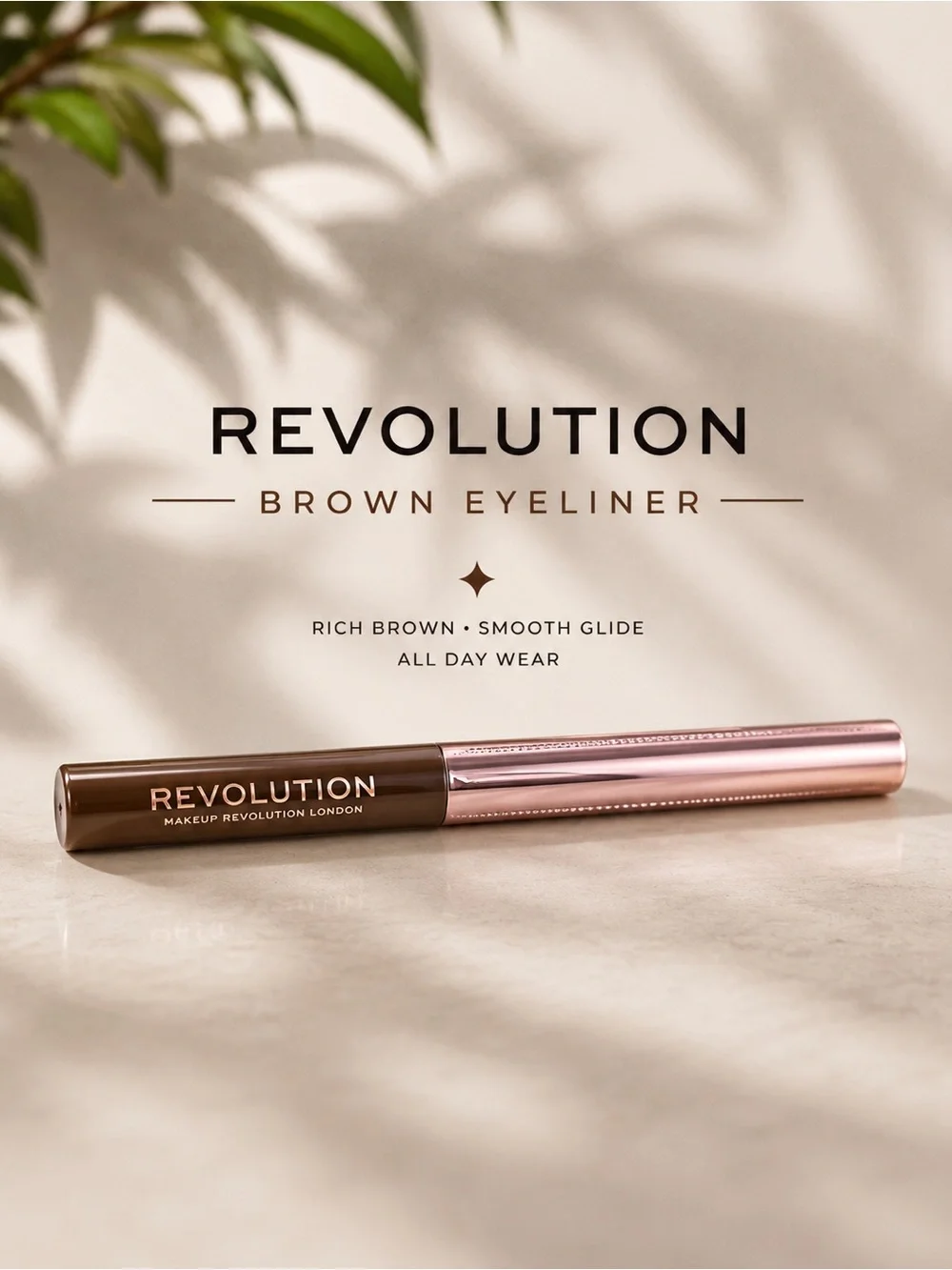 Revolution Brown Precision Eyeliner Pen